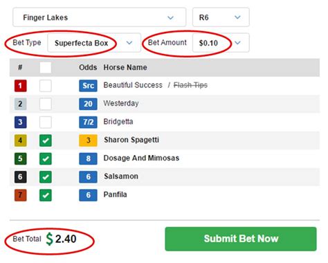 superfecta bet calculator|betting wager calculator.